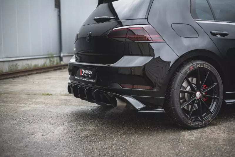 Maxton Design Street Pro Heckdiffusor für VW Golf 7 GTI TCR Schwarz matt – Ansicht 3