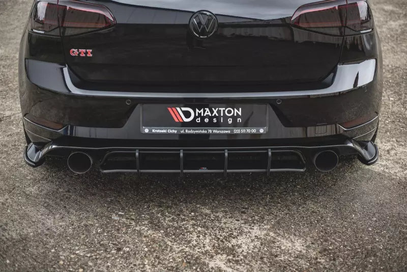 Maxton Design Street Pro Heckdiffusor für VW Golf 7 GTI TCR Schwarz matt – Ansicht 4