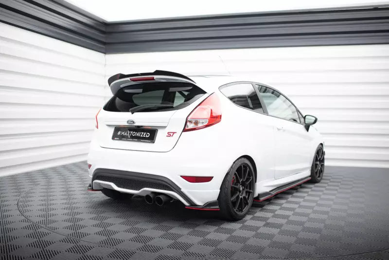 Maxton Design Diffusor Flaps V.2 für Ford Fiesta ST Mk7 Facelift Hochglanz schwarz – Ansicht 3