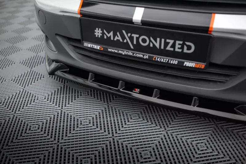 Maxton Design Frontlippe für Ford Transit Courier Mk1 Hochglanz schwarz – Ansicht 3