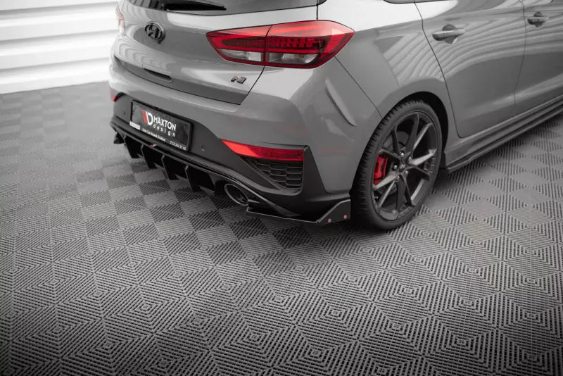 Maxton Design Diffusor Flaps DTM Look V.4 für Hyundai I30 N Hatchback Mk3 Facelift – Ansicht 1