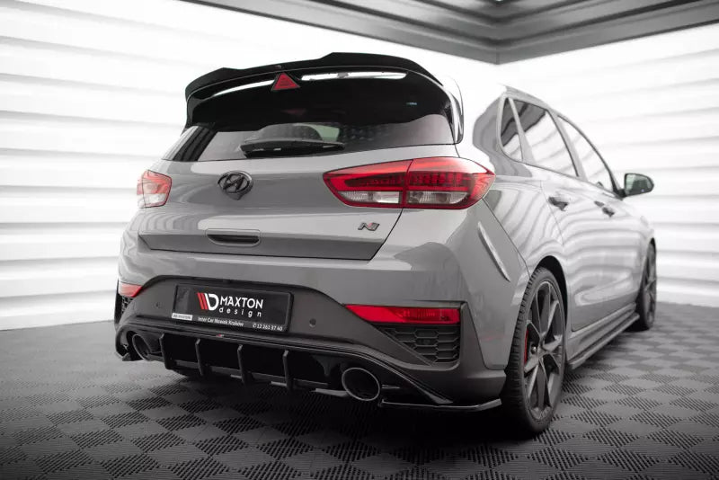 Maxton Design Diffusor Flaps V.5 für Hyundai I30 N Hatchback Mk3 Facelift Hochglanz schwarz – Ansicht 3
