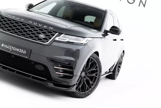 Maxton Design Frontlippe für Land Rover Range Rover Velar R-Dynamic Mk1 Hochglanz schwarz – Ansicht 1