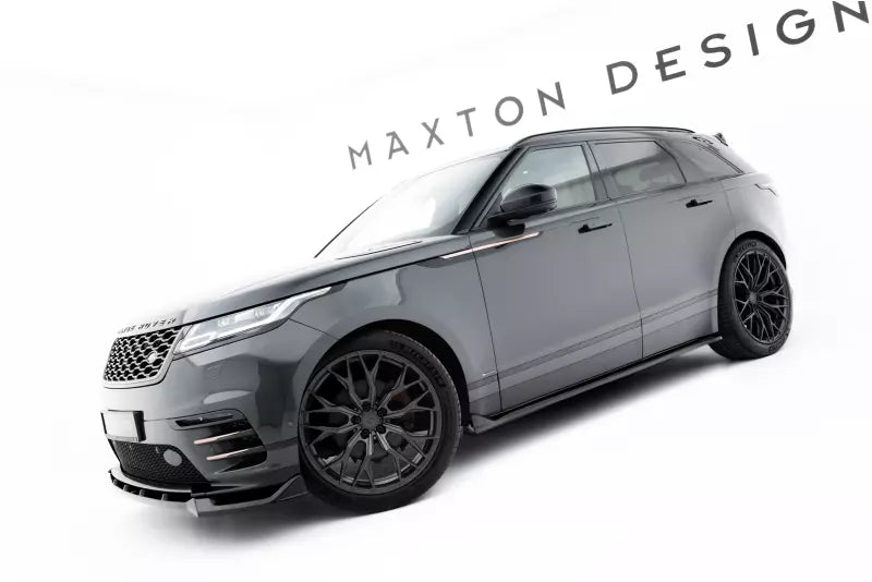Maxton Design Seitenschweller (Paar) für Land Rover Range Rover Velar R-Dynamic Mk1 Hochglanz schwarz – Ansicht 1
