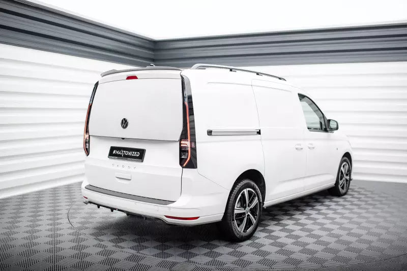 Maxton Design mittlerer Heckdiffusor DTM Look für Volkswagen Caddy Maxi Mk5 Hochglanz schwarz – Ansicht 3