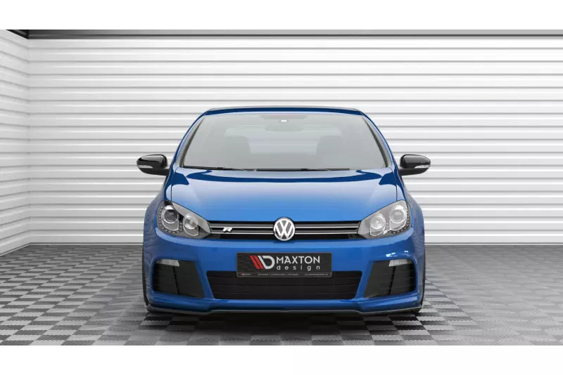 Maxton Design Frontlippe V.2 für Volkswagen Golf 6 R Hochglanz schwarz – Ansicht 2