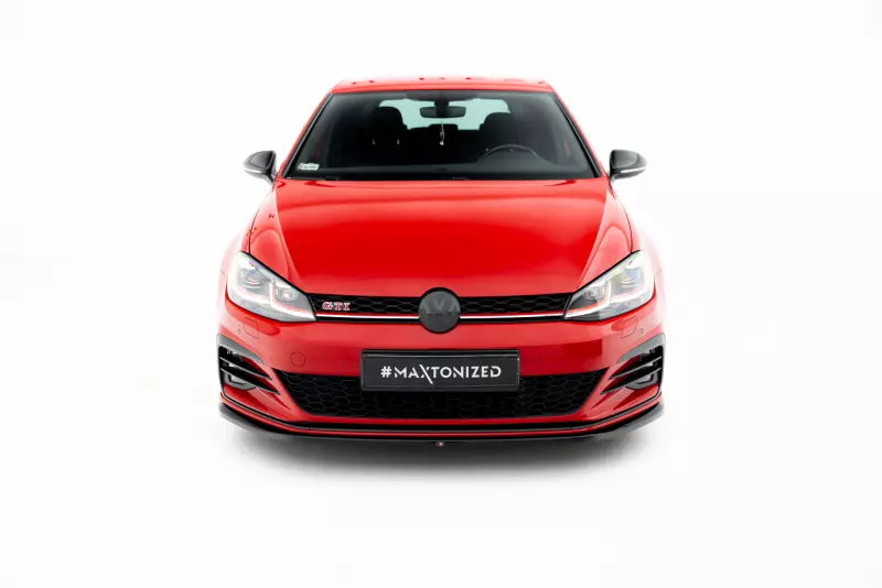 Maxton Design Frontlippe V.4 für Volkswagen Golf 7 GTI Facelift Hochglanz schwarz – Ansicht 2