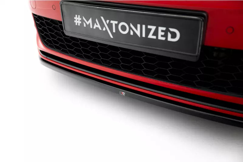 Maxton Design Frontlippe V.4 für Volkswagen Golf 7 GTI Facelift Hochglanz schwarz – Ansicht 3