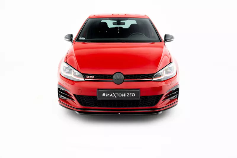 Maxton Design Frontlippe V.5 für Volkswagen Golf 7 GTI Facelift Hochglanz schwarz – Ansicht 2