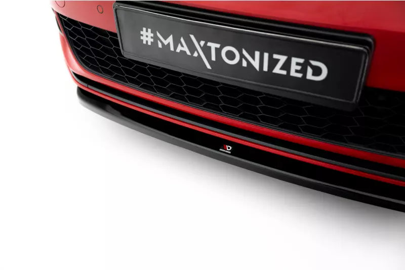 Maxton Design Frontlippe V.5 für Volkswagen Golf 7 GTI Facelift Hochglanz schwarz – Ansicht 3