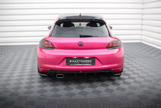 Maxton Design Heckdiffusor V.1 für Volkswagen Scirocco Standard Mk3 Hochglanz schwarz – Ansicht 1