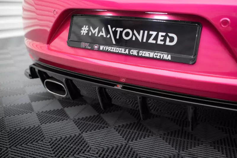 Maxton Design Heckdiffusor V.1 für Volkswagen Scirocco Standard Mk3 Hochglanz schwarz – Ansicht 4