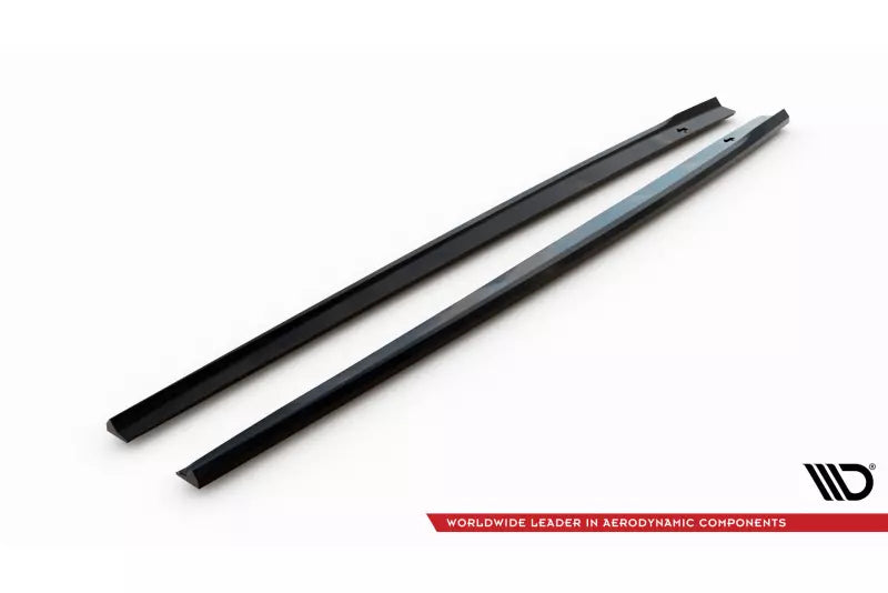 Maxton Design Seitenschweller (Paar) V.2 für Audi RS3 Limousine 8V Facelift Hochglanz schwarz – Ansicht 4