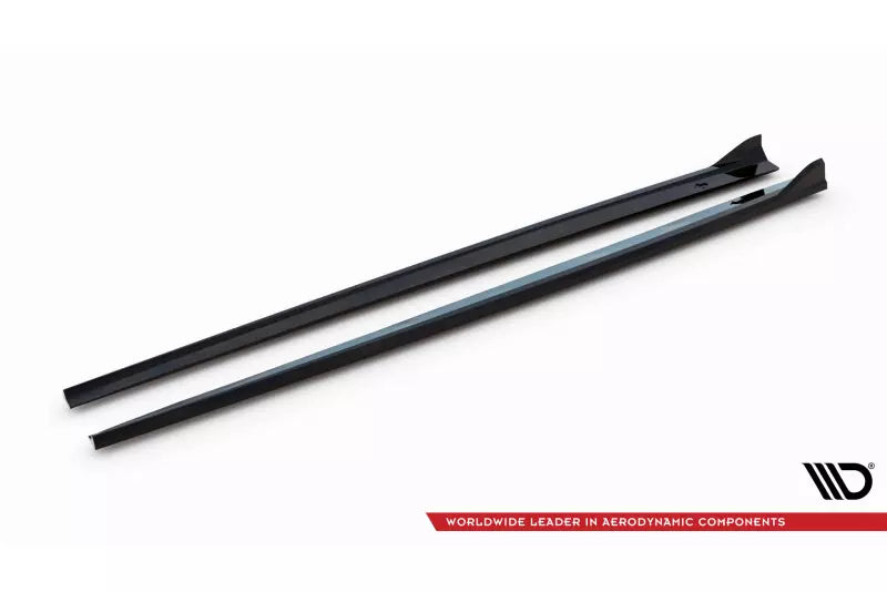 Maxton Design Seitenschweller (Paar) V.3 für Audi RS3 Limousine 8V Facelift Hochglanz schwarz – Ansicht 4