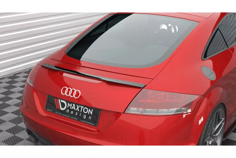 Maxton Design Heckspoiler Lippe für Audi TT 8J Hochglanz schwarz – Ansicht 1