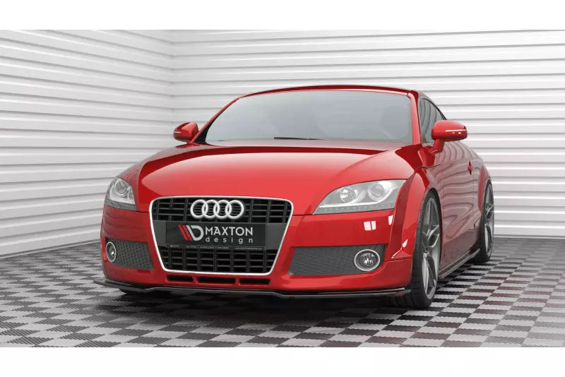 Maxton Design Frontlippe V.2 für Audi TT 8J Hochglanz schwarz – Ansicht 1