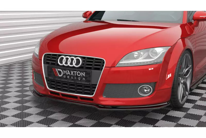 Maxton Design Frontlippe V.2 für Audi TT 8J Hochglanz schwarz – Ansicht 3