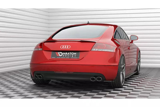 Maxton Design Diffusor Flaps für Audi TT 3.2 VR6 8J Hochglanz schwarz – Ansicht 1