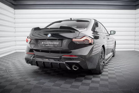 Maxton Design Heckdiffusor für BMW 2 G42 Hochglanz schwarz – Ansicht 1