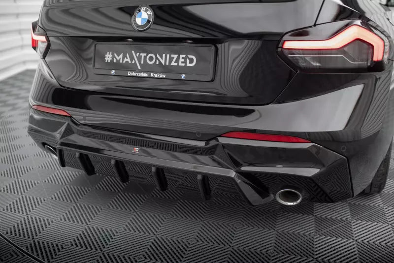 Maxton Design Heckdiffusor für BMW 2 G42 Hochglanz schwarz – Ansicht 3
