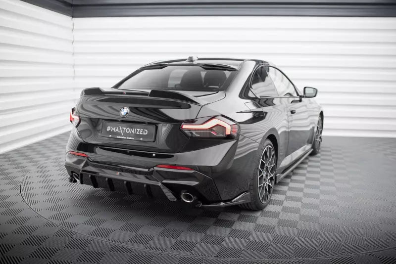 Maxton Design Diffusor Flaps V.4 für BMW 2 G42 Hochglanz schwarz – Ansicht 1