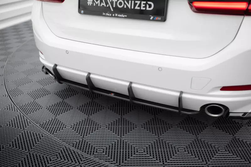 Maxton Design Street Pro Heckdiffusor für BMW 3er Limousine / Touring G20 / G21 Facelift Schwarz matt – Ansicht 2