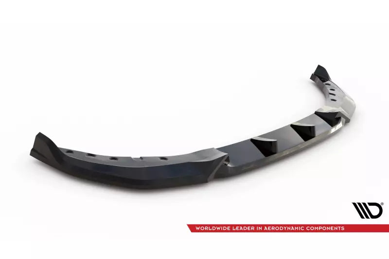 Maxton Design Frontlippe V.1 für BMW 3er Limousine / Touring G20 / G21 Facelift Hochglanz schwarz – Ansicht 4