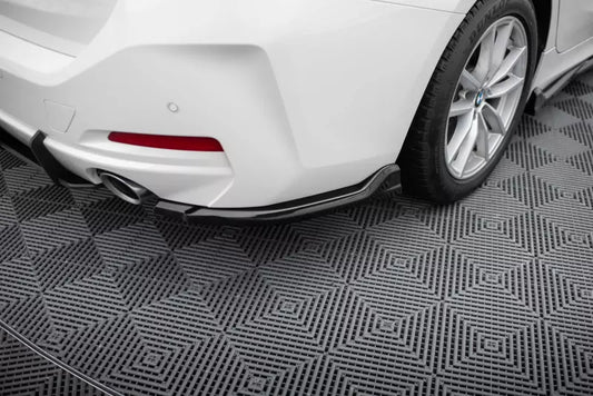 Maxton Design Diffusor Flaps für BMW 3er Limousine / Touring G20 / G21 Facelift Hochglanz schwarz – Ansicht 1
