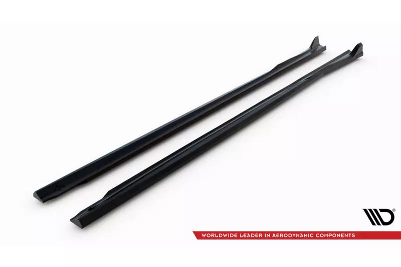Maxton Design Seitenschweller (Paar) für BMW 3er Limousine / Touring G20 / G21 Facelift Hochglanz schwarz – Ansicht 4