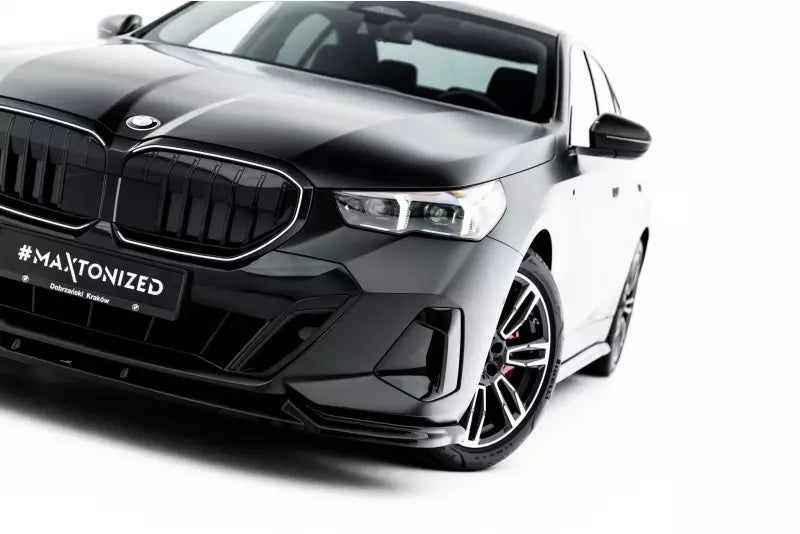 Maxton Design Frontlippe V.1 für BMW 5er / I5 M-Paket G60 / G61 Hochglanz schwarz – Ansicht 3