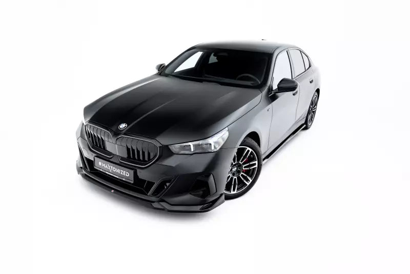 Maxton Design Frontlippe V.2 für BMW 5er / I5 M-Paket G60 / G61 Hochglanz schwarz – Ansicht 1