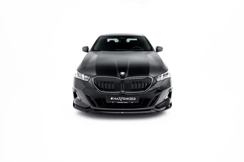 Maxton Design Frontlippe V.2 für BMW 5er / I5 M-Paket G60 / G61 Hochglanz schwarz – Ansicht 2