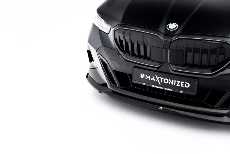 Maxton Design Frontlippe V.2 für BMW 5er / I5 M-Paket G60 / G61 Hochglanz schwarz – Ansicht 4