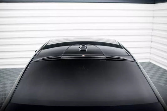 Maxton Design Heckscheiben Spoiler für BMW 5er M-Paket G60 Hochglanz schwarz – Ansicht 1