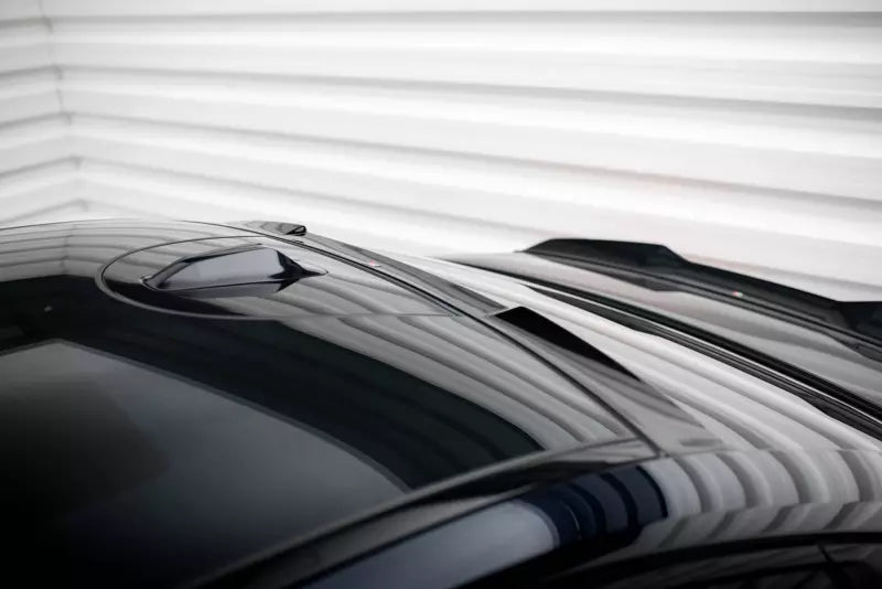 Maxton Design Heckscheiben Spoiler für BMW 5er M-Paket G60 Hochglanz schwarz – Ansicht 4