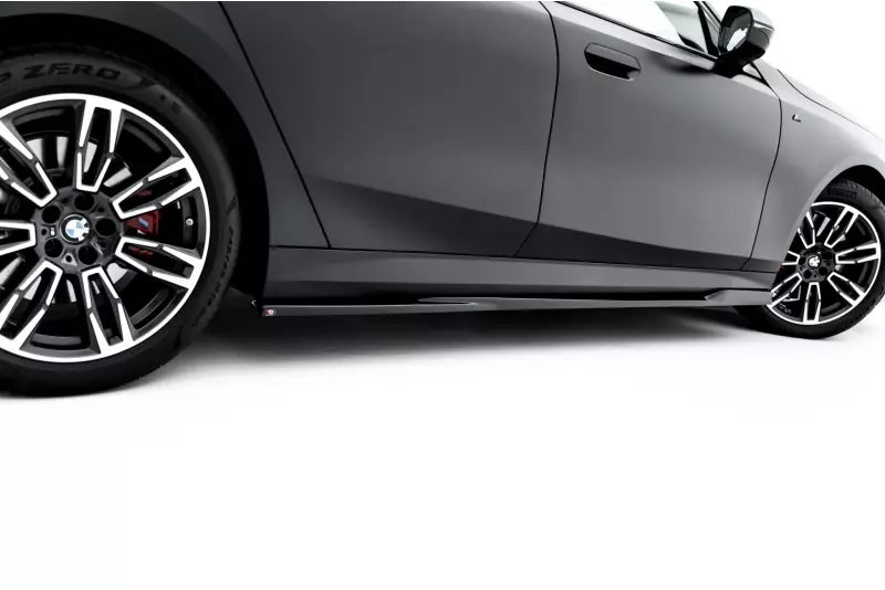 Maxton Design Seitenschweller (Paar) V.2 für BMW 5er / I5 M-Paket G60 / G61 Hochglanz schwarz – Ansicht 2