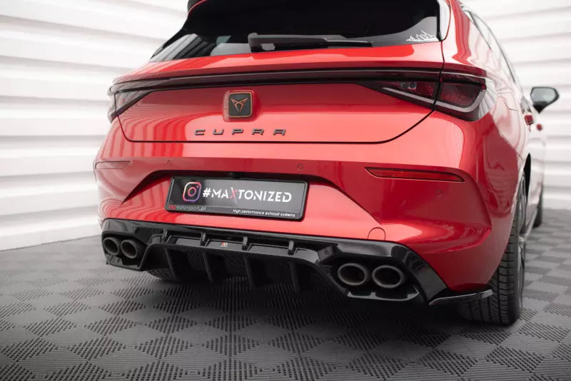 Maxton Design Heckdiffusor für Cupra Leon Hatchback Mk1 Hochglanz schwarz – Ansicht 4