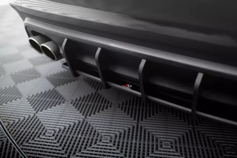 Maxton Design Street Pro Heckdiffusor für Jaguar XE X760 Facelift Schwarz matt – Ansicht 3