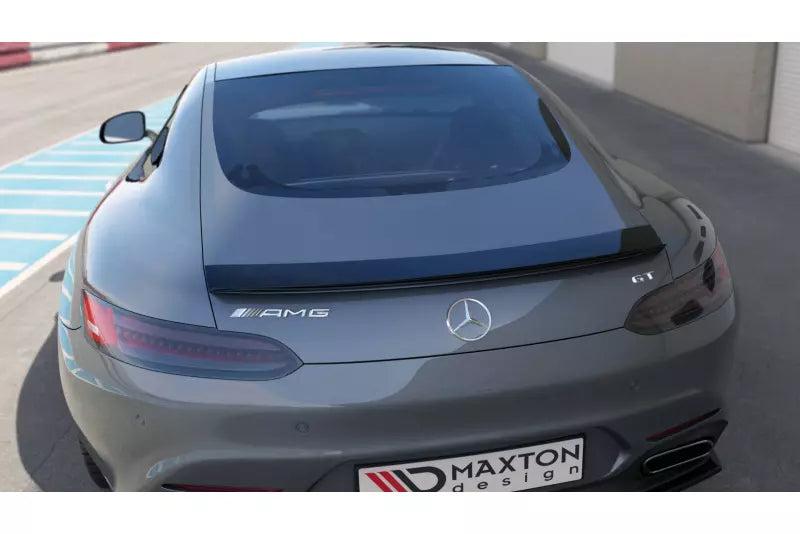 Maxton Design Heckspoiler Lippe für Mercedes-AMG GT / GT S C190 Facelift Hochglanz schwarz – Ansicht 1