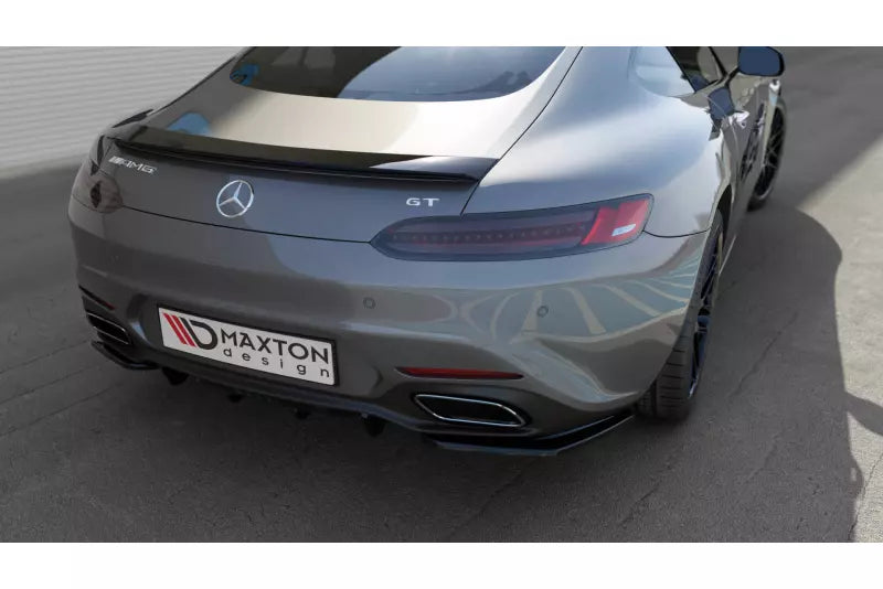 Maxton Design Heckdiffusor für Mercedes-AMG GT / GT S C190 Facelift Hochglanz schwarz – Ansicht 1
