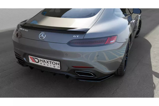 Maxton Design Heckdiffusor für Mercedes-AMG GT / GT S C190 Facelift Hochglanz schwarz – Ansicht 1