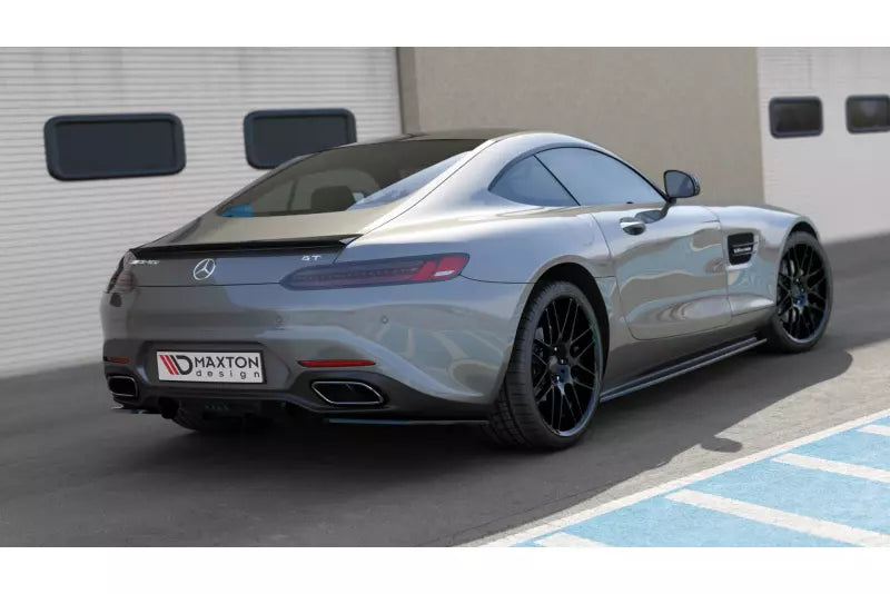 Maxton Design Diffusor Flaps für Mercedes-AMG GT / GT S C190 Facelift Hochglanz schwarz – Ansicht 3