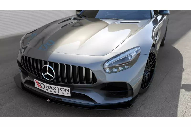 Maxton Design Frontlippe V.1 für Mercedes-AMG GT S C190 Facelift Hochglanz schwarz – Ansicht 2