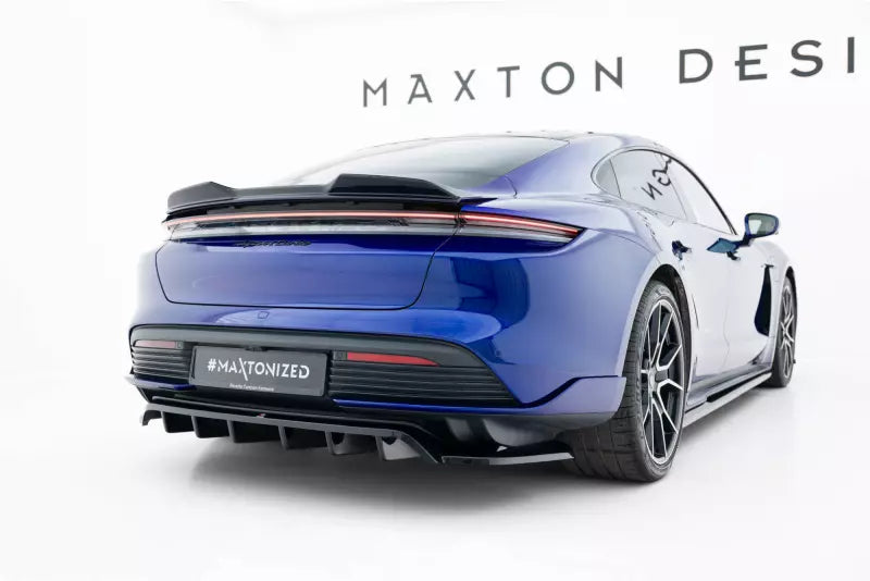 Maxton Design Heckspoiler 3D für Porsche Taycan / Taycan 4 / Taycan 4S / Taycan GTS Mk1 Hochglanz schwarz – Ansicht 2