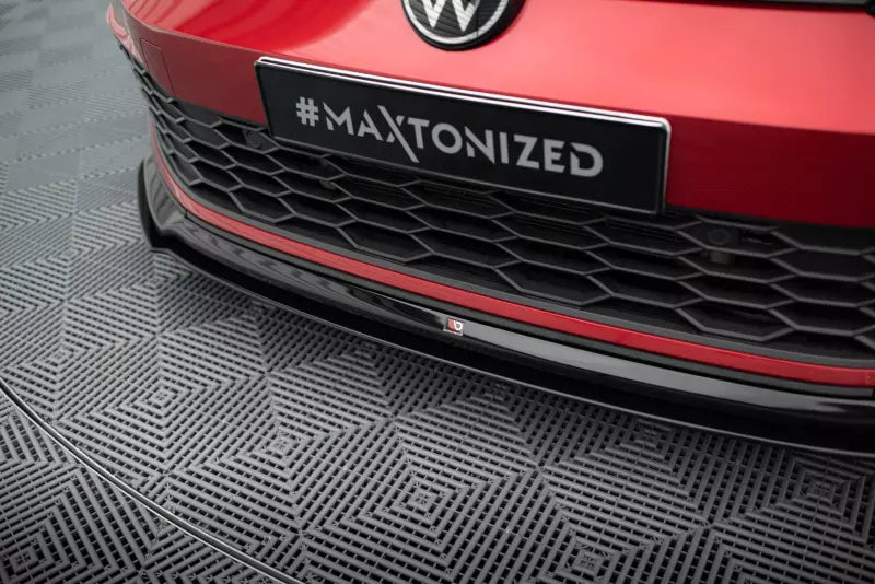 Maxton Design Frontlippe V.6 für VW Golf GTI / GTD / R-Line / GTE Hochglanz schwarz – Ansicht 3