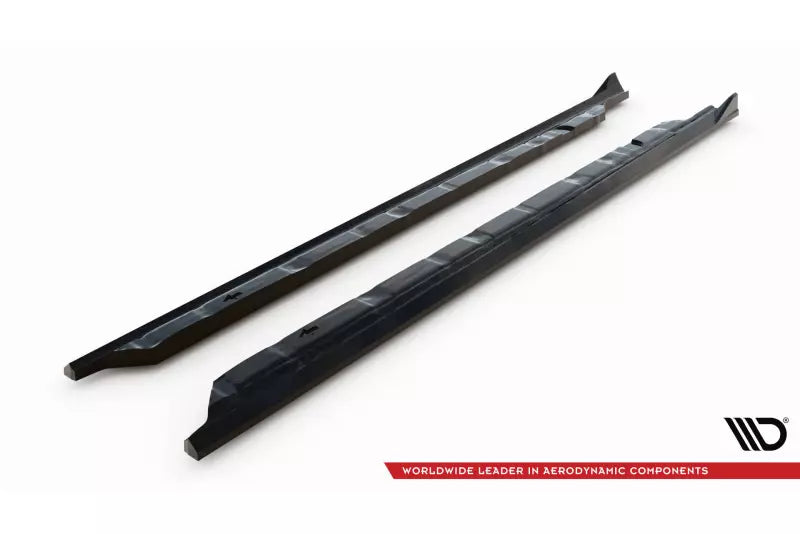 Maxton Design Seitenschweller (Paar) für Audi A3 Limousine 8V Hochglanz schwarz – Ansicht 4