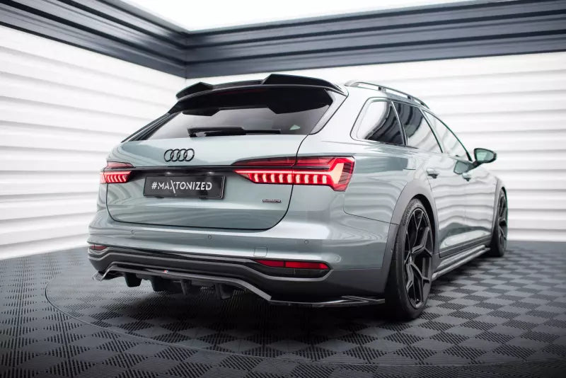 Maxton Design Heckspoiler 3D für Audi A6 Avant / A6 Allroad / A6 S-Line Avant / S6 Avant C8 (2018-2025) Hochglanz schwarz – Ansicht 2