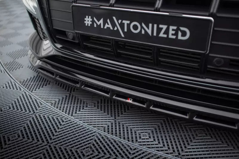 Maxton Design Frontlippe für Audi A6 Allroad C8 Hochglanz schwarz – Ansicht 3