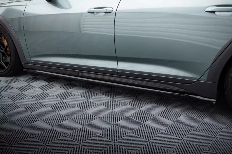 Maxton Design Seitenschweller (Paar) für Audi A6 Allroad C8 Hochglanz schwarz – Ansicht 3