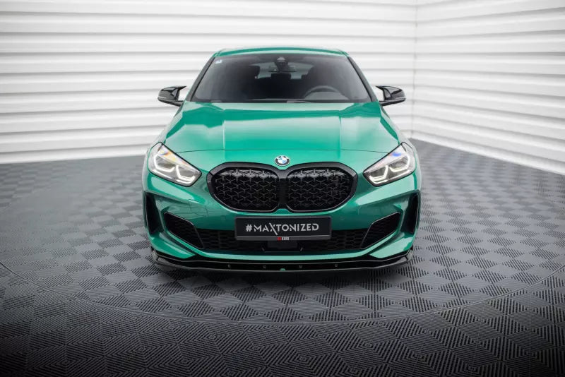 Maxton Design Frontlippe für V.9 BMW M135i F40 Hochglanz schwarz – Ansicht 2